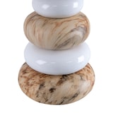 thumbnail of Näve Keramik Tischleuchte "Stoney" h: 31cm weiß, braun