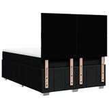 thumbnail of vidaXL Boxspringbett mit Matratze Schwarz 160x200 cm Stoff