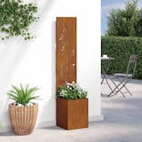 thumbnail of vidaXL Tuinplant met Decoratief Paneel Roestig 32 x 140 cm Cortenstaal