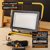 thumbnail of Brandson 200W LED Baustrahler - Arbeitsscheinwerfer - Bauscheinwerfer - Standgestell und Tragegriff - 16000 Lumen - 4 m Stromkabel - Metallgehäuse