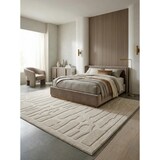 thumbnail of Teppich Hoch-Tief-Muster | Strukturteppich 200x290cm, 1,5cm Florhöhe | Elfenbein | Langlebig & formstabil | EDEN-Kirkby Kollektion | Kadima Design