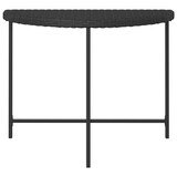 thumbnail of vidaXL Gartentisch Schwarz 100x50x75 cm Poly Rattan