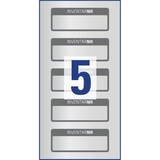 thumbnail of Inventar-Etiketten 50x20mm VE=10 Bogen/50 Etiketten schwarz