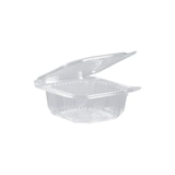 thumbnail of Barquettes avec couvercle attenant en PET 250 mL par 50