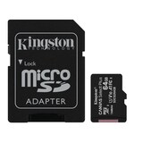 thumbnail of Tarjeta de memoria micro sd kingston 64gb msd csplus 100r a1 c10 + adp
