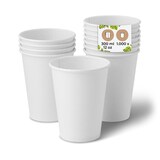 thumbnail of BIOZOYG Pappbecher 1000 Stück 300 ml / 12 oz, Ø 90 mm, weiß - Becher für Heißgetränke - Kaffeebecher to go Einwegbecher, Alternative zu Styroporbecher
