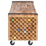 thumbnail of vidaXL TV-Schrank 110x30x32,5 cm Massivholz Teak