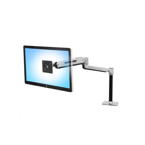 Ergotron LX Sitz-Steh Monitorhalterung als Schreibtischhalter (45-360-026)