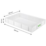 thumbnail of GILAC Bac à pâtons biosourcé 600 x 400 - 15 L - Blanc G179491