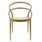 thumbnail of Ligne CHR Chaise Toulon, plastique, taupe, lot de 4