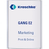 thumbnail of Schild I Türschild Orlando, Aluminium silber eloxiert, 110x148mm