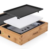 thumbnail of Princess Chef-Tischgrill Dinner4All Pure 840 W Metall und Bambusholz