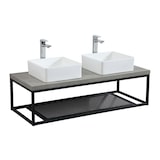 thumbnail of Plan de toilette suspendu WILL -Ep. 3,8cm L120cm + structure métal