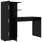 thumbnail of vidaXL Schreibtisch 2 pcs Schwarz Eichen-Optik