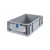 thumbnail of PROREGAL 5x Eurobox NextGen Insight Cover | HxBxT 17x40x60 | 34 Liter | Niedrig/Blau | Eurobehälter, Transportbox, Transportbehälter