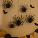 thumbnail of WellHome - Halloween Deko-Set: Geist + 2 Sets mit je 5 Spinnen