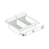 thumbnail of Friteuse Électrique Encastrable Drop-In - 2 x 10 L - CombiSteel