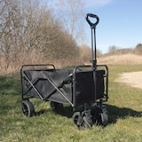 thumbnail of Carrinho de transporte dobrável multiusos 402L Tecido OXFORD Rodas todo-o-terreno 8" Capacidade de carga 50Kg Carrinho de jardim de praia