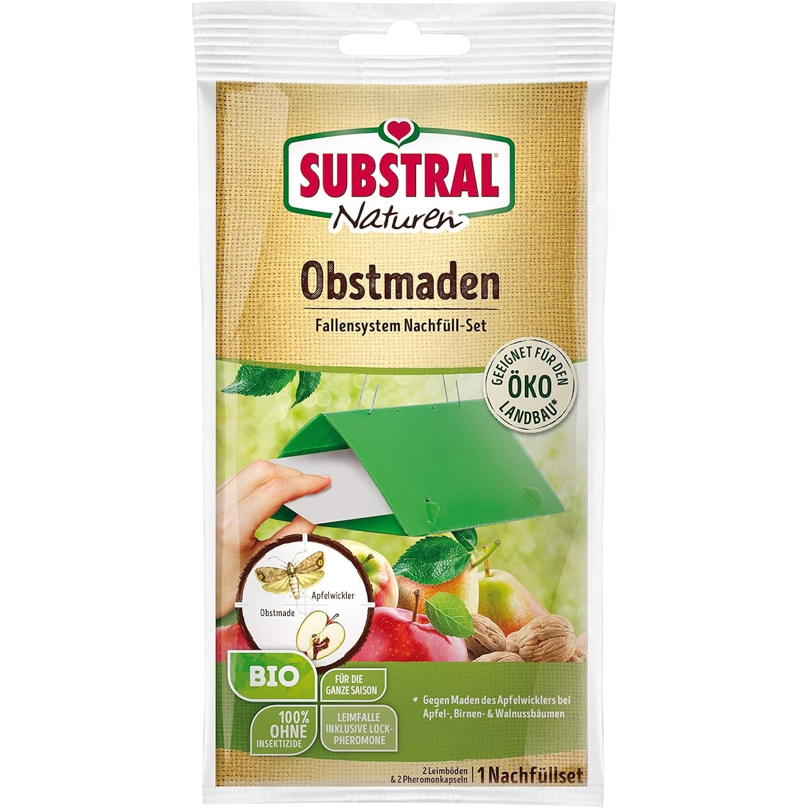 Substral Naturen Obstmaden-Falle Nachrüstset, gegen Apfelwickler