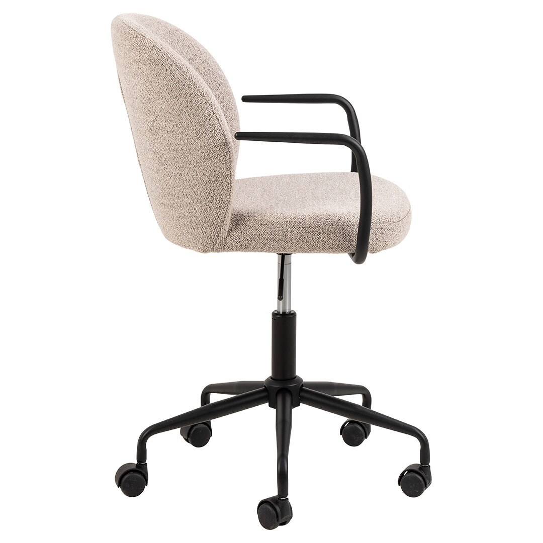 Patricia Bürostuhl Bouclé beige.