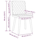 thumbnail of vidaXL Esszimmerstühle 6 Stk. Taupe Stoff