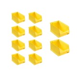 thumbnail of PROREGAL 10x Gelbe Sichtlagerbox 3.0 | HxBxT 12,5x14,5x23,5cm | 2,8 Liter | Sichtlagerbehälter, Sichtlagerkasten, Sichtlagerkastensortiment