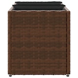 thumbnail of Helloshop26 - Hochbeet-Pflanzkasten für Pflanzen Blumen Garten Terrasse mit 3 Töpfen 2er-Set 105 x 30 x 32 cm braunes 02_0038859