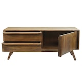 thumbnail of Rack para TV HWC-L96, mesa para TV, cómoda baixa, gavetas em madeira maciça, manga 46x110x35cm com certificação MVG