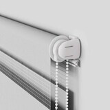 thumbnail of vidaXL Doppelrollo Hellgrau 60x150 cm Stoffbreite 55,9 cm Polyester