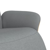 thumbnail of vidaXL Relaxsessel mit Fußteil Hellgrau Stoff