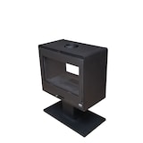 thumbnail of 2-Scheiben Design-Kaminofen Klassik Kamin Ofen Kaminofen EcoDesign 10,5kW EEK A+ 130mm