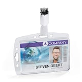 thumbnail of Durable Kaarthouder Gesloten met klem voor 1 kaart, 25 stuks/doos, Art.nr. 800519