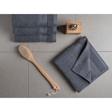 thumbnail of DoubleDry Badhanddoeken 6 st 70x140 cm - 100% katoen 500 g/m2 - antraciet
