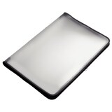 thumbnail of Transparent-Portfolio, A3, schwarz, Folie matt, mit Textil-Reißverschluss