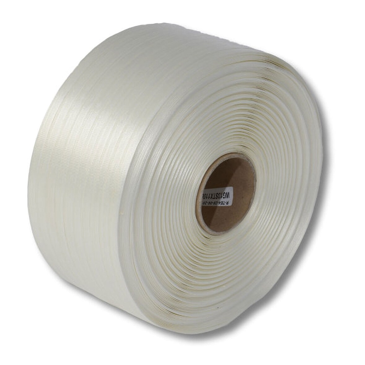 Textilumreifungsband weiss Polyester 35 mm Breite 150 meter auf Rolle
