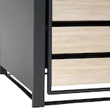 thumbnail of XL 1er/2er-Mülltonnenverkleidung | HxBxT 117x73x98cm | Metall 36kg Anthrazit | Buche-Holzoptik Hellbraun | Mülltonnenbox