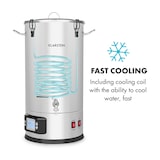 thumbnail of Maischfest Maischekessel 5 Teile 1500/3000W 35l LCD EdelstahlSilber