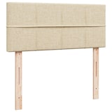 thumbnail of vidaXL Boxspringbett mit Matratze Creme 120x190 cm Stoff