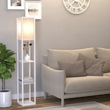 thumbnail of HOMCOM Lampada da Terra a 3 Mensole Integrate Attacco E27 Potenza 40W