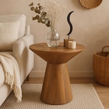 thumbnail of SIT Möbel Table d'appoint Ø 60 cm | Plateau rond | Manguier naturel massif | L 60 x P 60 x H 60 cm