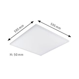 thumbnail of Paulmann Panneau LED Velora  carré 600x600mm  34W 3500lm 3000K Blanc dépoli 79818