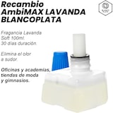 thumbnail of Recambio Ambimax fragancia Lavanda Soft 100ml, 30 días duración, 100m2 de cobertura, elimina el olor a sudor. (NO INCLUYE APARATO)