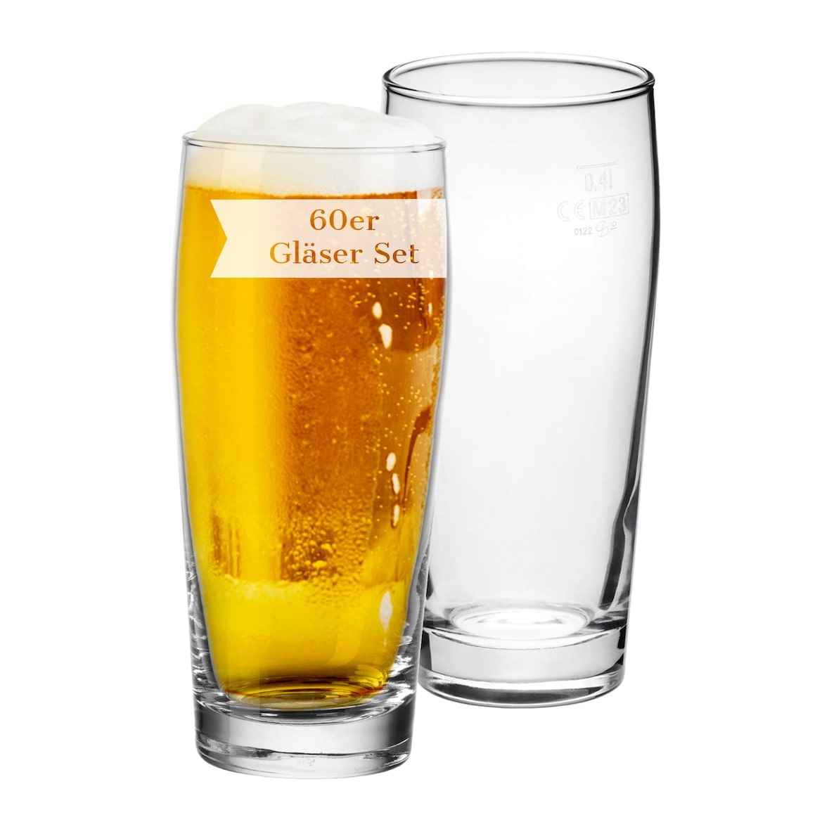 Van Well Willi Becher 0,4 l geeicht 60er Set