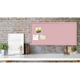 thumbnail of Pinnwand, Korktafel in Pink, 80×40 cm, Holzrahmen – Pink lackiert