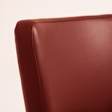 thumbnail of METRO PROFESSIONAL Gestoffeerde restaurantstoel Jack, set van 2, beukenhout/kunstleer, rood