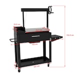 thumbnail of IMOR® Barbecue com Braseiro para Carvão e Lenha Modelo LENAGRILL ROUND GRILL