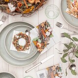thumbnail of Home Fashion, Country Wreath, Cocktail-Servietten aufgefaltetes Maß 25 cm x 25 cm, im Viertelfalz, 20 Stück pro Pack, 12 Pack pro Karton