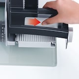 thumbnail of Graef Vollmetall-Allesschneider Classic mit Glasbodenplatte, Edelstahl-Wellenschliffmesser, Moment- und Dauerfunktion C20EU