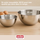 thumbnail of Set pâtisserie avec plaque à 12 mini moules ronds 38 x 30 cm en acier, 2 bols à mixer, verre mesureur et spatule Zenker