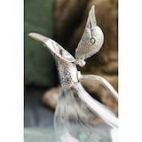 thumbnail of Dekantierente Dekanter Karaffe Daisy, edel versilberte Elemente, Höhe 26 cm, Füllmenge 0,9 Liter